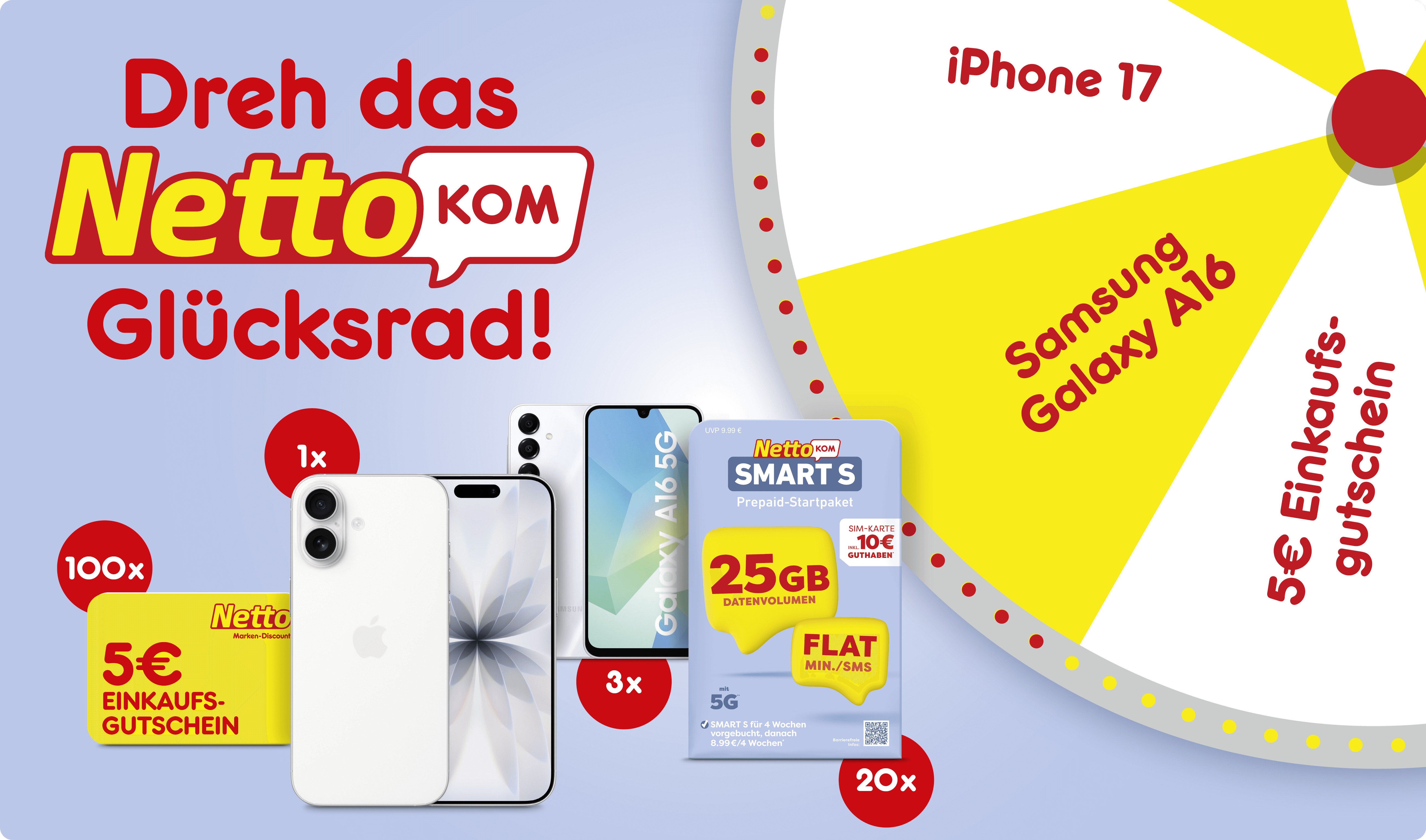 Dreh das NettoKOM Glücksrad!